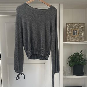Vince Charcoal Gray Crew Neck Sweater